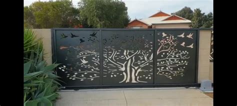 Cnc Plasma Blossom Tree With Birds Gate Svgdxf Design Makerbhawan