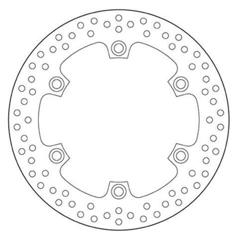 Disque Frein Arrière BREMBO Série Or Fixe Honda 350 Sh I ABS 2021 2022