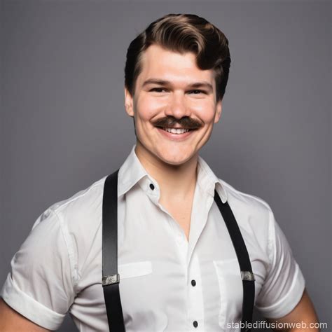 Tom Of Finland Inspired Nick Fuentes Portrait Stable Diffusion Online