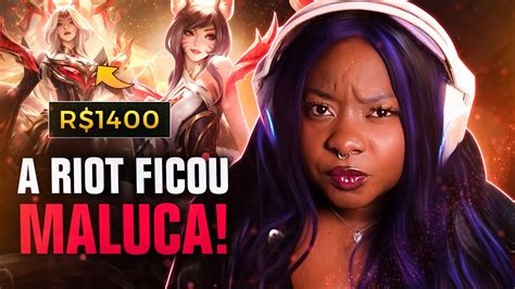 Reagindo Pol Mica Skin De R Da Ahri League Of Legends