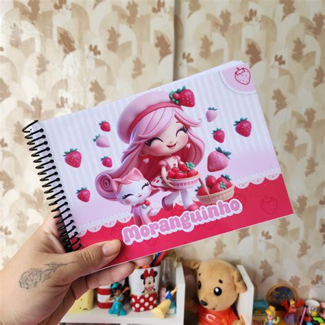 Bobbie Goods Moranguinho - Livro de Colorir Moranguinho 52 Desenhos 120gr A5 - Estilo Bobbie Goods ...