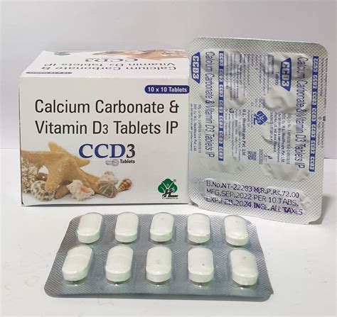 Calcium Carbonate Vitamin D3 Tablets Manufacturers