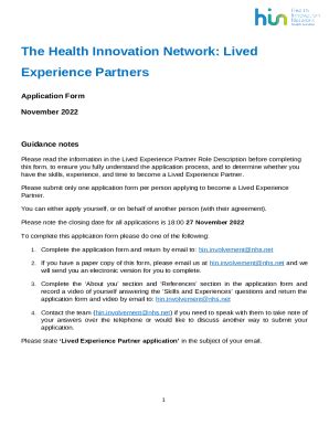 Key Ination About The Lived Experience Partner Role Doc Template