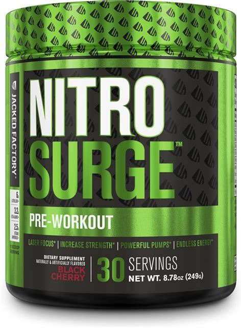 Nitrosurge Pre Workout Supplement Endless Energy Instant