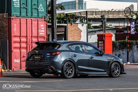 Mazda3 Boxza Racing Carbon Fiber Aerodynamic Kit