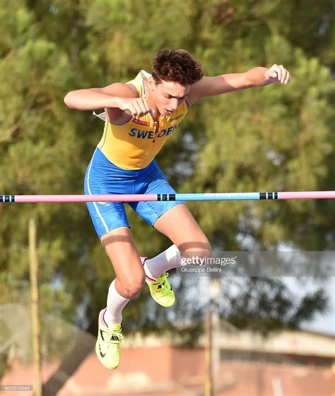 Armand Duplantis Of Sweden Wins The Race Of Pole Vault Men During