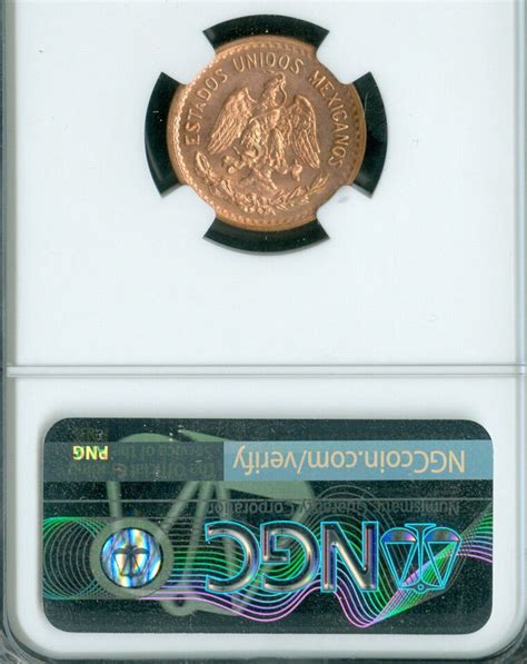 Mexico Centavo Ngc Ms Pl Altered Collor Ebay