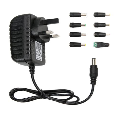 Buy Power Supply Adapter 12v 2a 12w Universal Ac To Dc Adapter With 8 Tips For Led Strip Lights