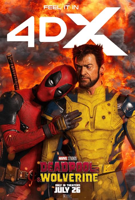 4dx E Screenx Revelam Cartazes Inéditos De Deadpool And Wolverine