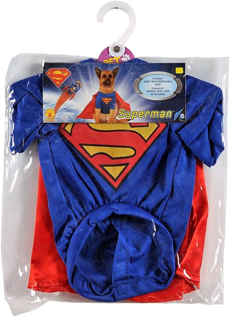 Dc Comics Superman Shirt And Cape Pet Costume Pet Costumes Costumes