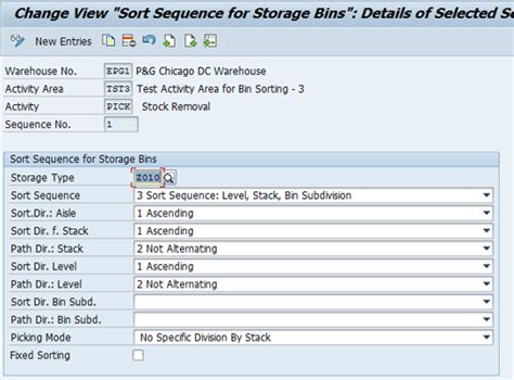 Storage Bin Sorting In Sap Ewm And Activity Area A Sap Community