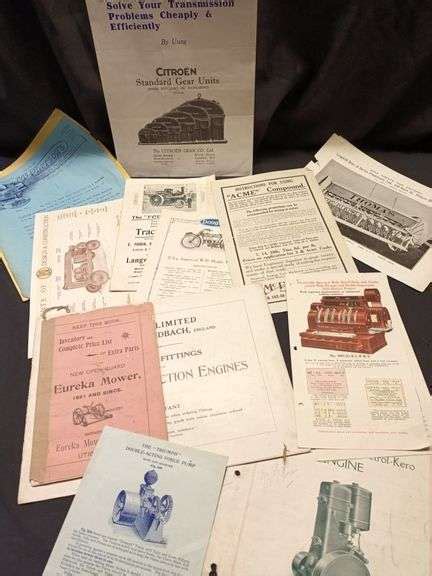 Group Of Mostly Australian 1800s Advertising Documents Of Foden