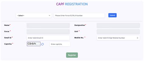 Eawas Capf Gov In Capf E Awas Registration Login Eawas App