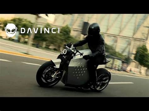 Davinci Dc Futuristic Self Balancing Electric Motorcycle Youtube