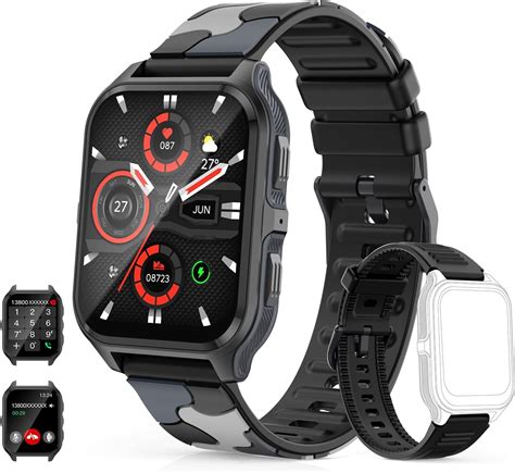 Migoufit Smartwatch Uomo Donna Militare Effettua Risponde Alle