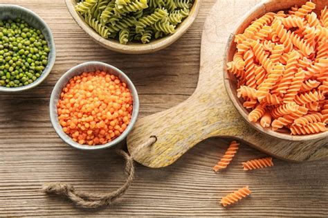 Premium Photo A Variety Of Fusilli Pasta From Different Types Of