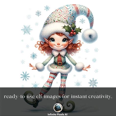 DALL-E Prompts for Enchanting Elves Cliparts, DALLE V3 Prompts for Watercolor Elves ,AI Prompts ...