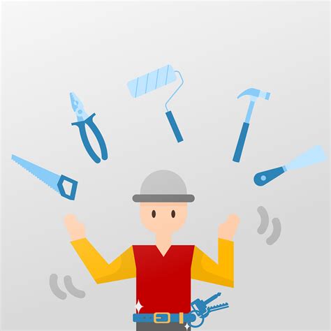 Download Handyman Repairman Maintenance Man Royalty Free Stock