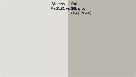 Sikkens Fn Vs Ral Silk Grey Ral Side By Side Comparison