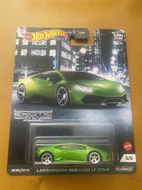 Hot Wheels Car Culture Exotic Envy Lamborghini Huracan LP 610 4 EBay