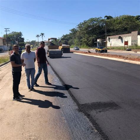 Diogo acompanha início da pavimentação asfáltica do trecho 2 da Estrada