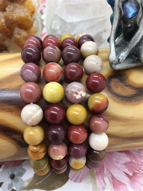 Mookaite Jasper Bracelets Large Beads Lorraine Tricksey