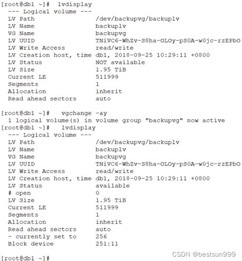 Linux中lv Status的状态为not Availablelv Status Not Available Csdn博客