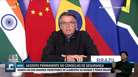 Bolsonaro Defende Reforma No Conselho De Segurança Da Onu Youtube