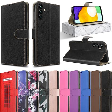 For Samsung Galaxy A04s Case Leather Wallet Magnetic Flip Stand Phone Cover Ebay