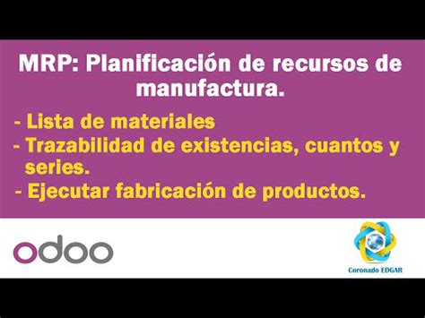 3 Cómo crear una orden de fabricación MYRCONSULTING NET