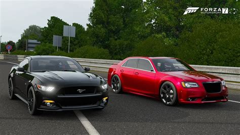 Forza Drag Race Ford Mustang Gt Hp Vs Chrysler Srt Hp