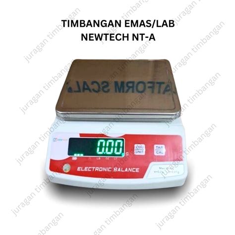 Jual Timbangan Emas NT A 3000gr Sertifikat Laboratorium NEWTECH 3000X