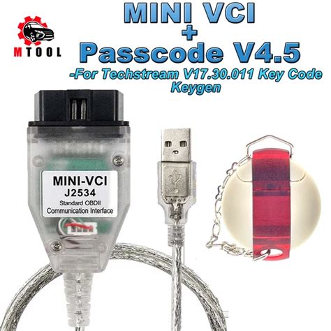 MINI VCI MINIVCI J2534 Tis Techstream Software For Toyota, 48% OFF