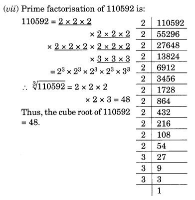 NCERT Solutions For Class 8 Maths Chapter 7 Cubes And Cube Roots Ex 7 2