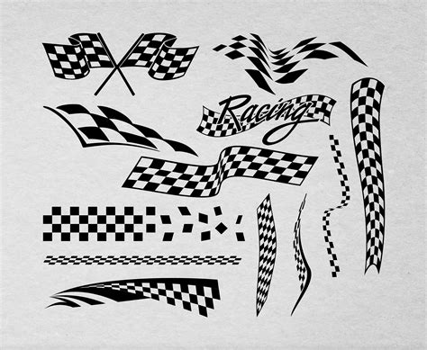 Racing Flag Svg Nascar Flag Checkered Flag Svg Checkered Racing Flag