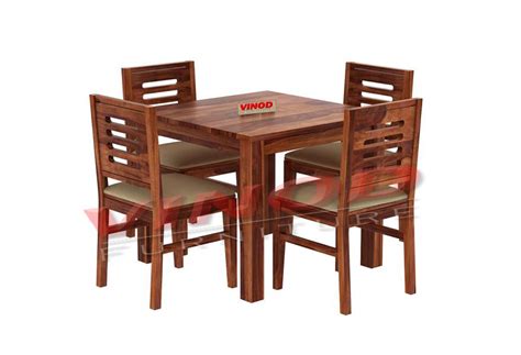 Buy Vinod Furniture House Solid Sheesham Teak Wood Seater Dining