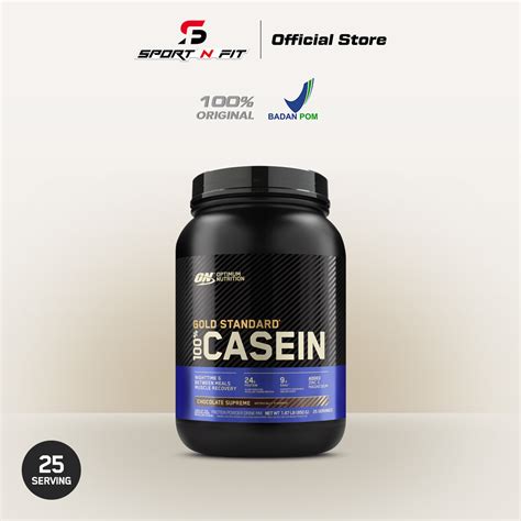 OPTIMUM NUTRITION GOLD STANDARD CASEIN 1 87LB Chocolate Supreme Sport