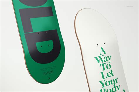 Skateboard Deck Mockup Set On Behance