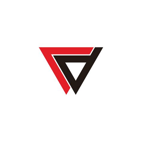Abstract Letters Rd Triangle Line Arrow Geometric Logo Vector 31384498