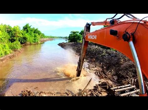 GALI SUNGAI EXCAVATOR AMPHIBI Tindatoba8803 YouTube