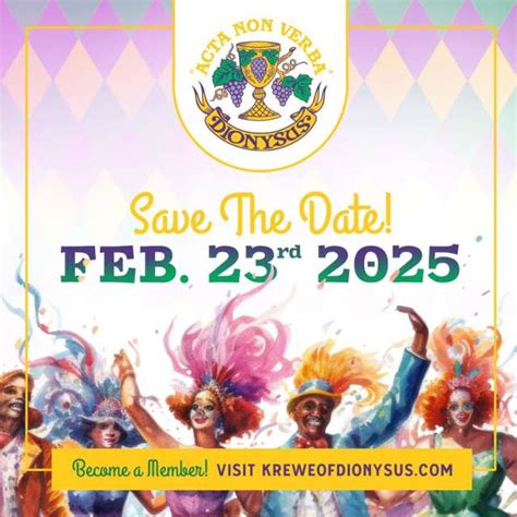 Krewe Of Dionysus 2025 Mardi Gras Parade Slidell LA 70458 February