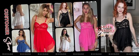 Avidlove Womens Babydoll Lingerie Lace Chemise Floral Sexy Nightgown Embroidered Lingerie Dress