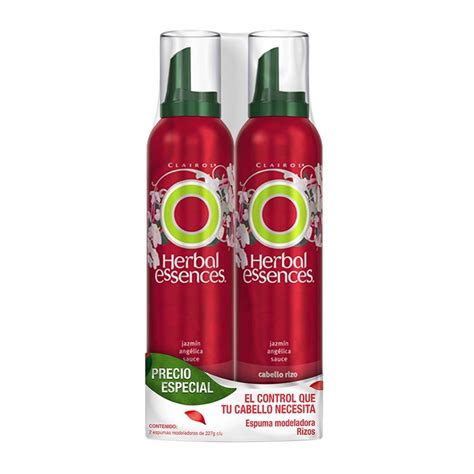 Espuma Modeladora Herbal Essences Para Cabello Rizado Pzas De G C