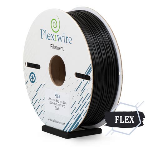 FLEX Filament TPU 90A Plexiwire 1 75 Mm Czarny 0 9kg 300m Drukarnia 3D