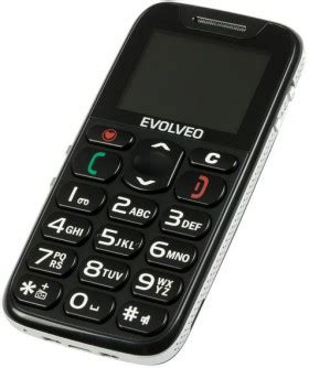 Mobilní telefon Evolveo EasyPhone EP 500 Black F mobil cz