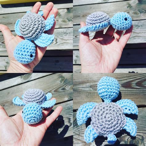 Doudou Crochet Tortue