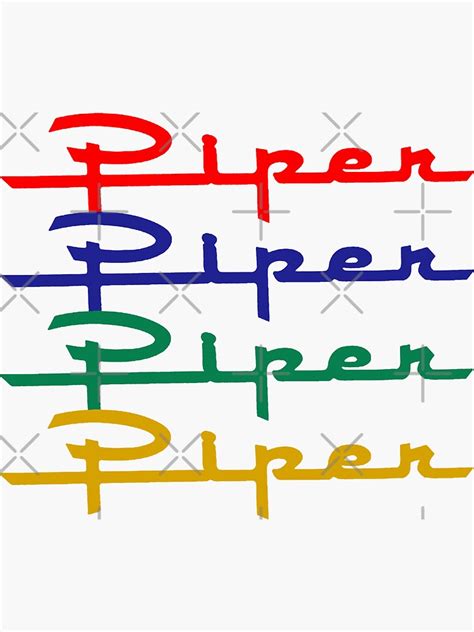 Vintage Piper Cub Sticker For Sale By Centuryvault Redbubble