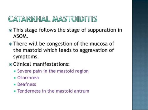 Mastoiditis