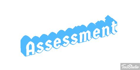 Assessment Word Animated  Logo Designs