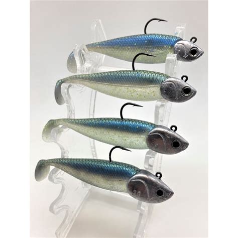 Leurre Nitro Shad Secret Herring Mont Sur T Tes Plomb Es En Grammages